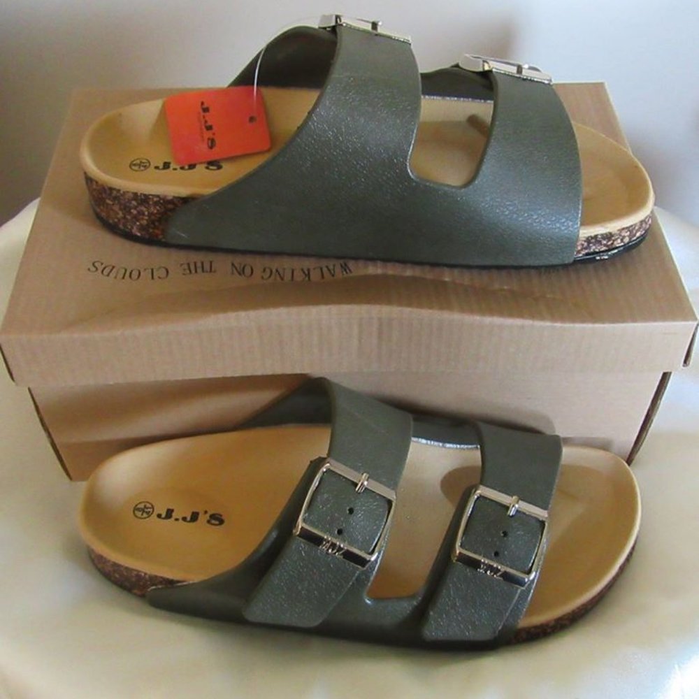 Ladies sandals slip - adjusting straps Size 7-8-